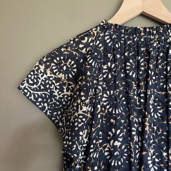 Ulla Johnson Terra Jumpsuit in Azul Size 4 Navy Blue Lightweight Cotton Tassels - Picture 13 of 16